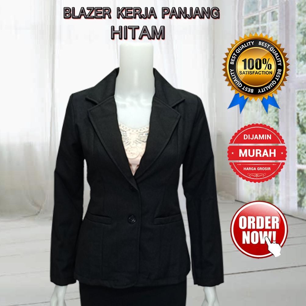 BESTPROMO Blezer Kerja Wanita Formal Kantor Wanita Premium Atasan Jas Blazer Cewek Kantor Model Slim