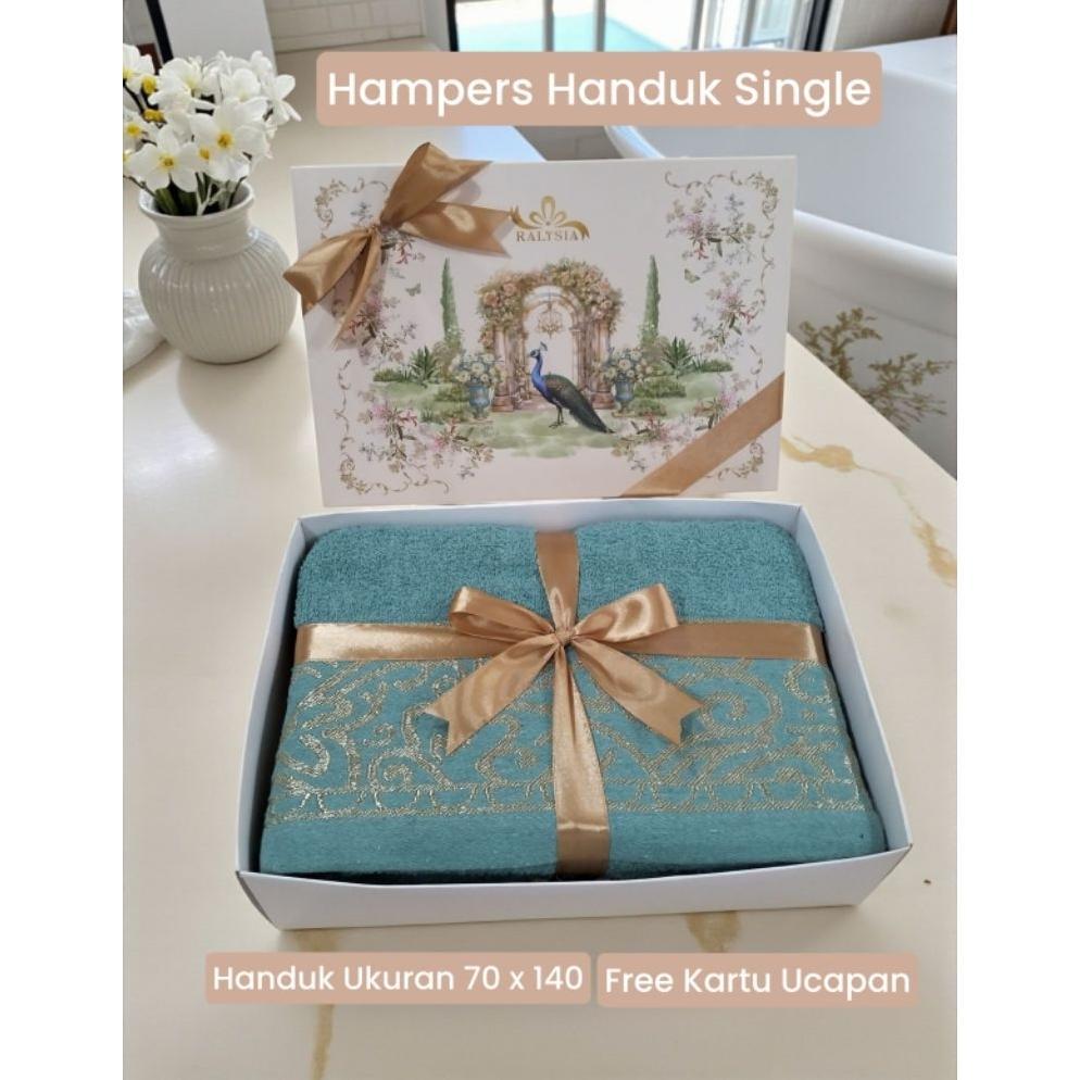 Valentine salee Hampers Handuk Box | Hampers Handuk Single | Souvenir Handuk ukuran 70x140 | Hampers