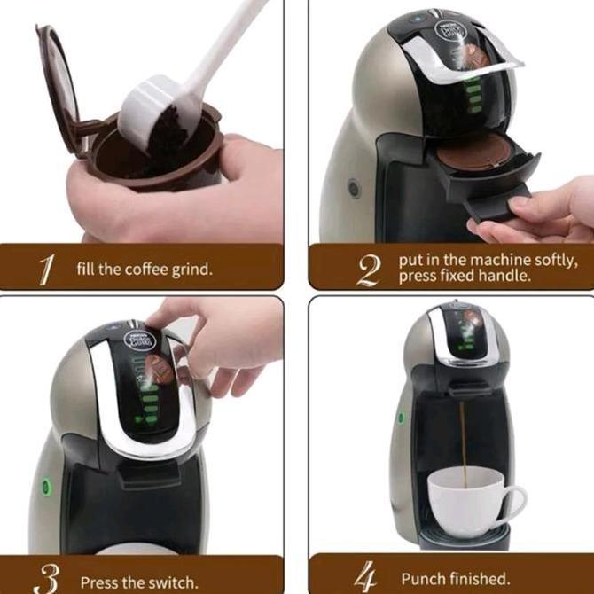 Instancodbisa- Refill Capsule Dolce Gusto Coffee Refillable Kapsul Kopi Nescafe