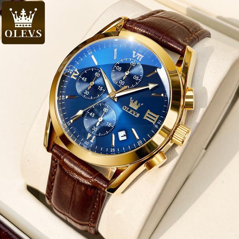 100% aman strap tali jam tangan olevs aftermarker 2872 hitam dan coklat