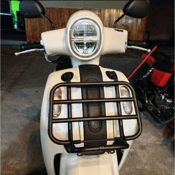 Aksesoris Front Rack Depan Motor Yamaha Fazzio Hybrid Original Dan Terpercaya
