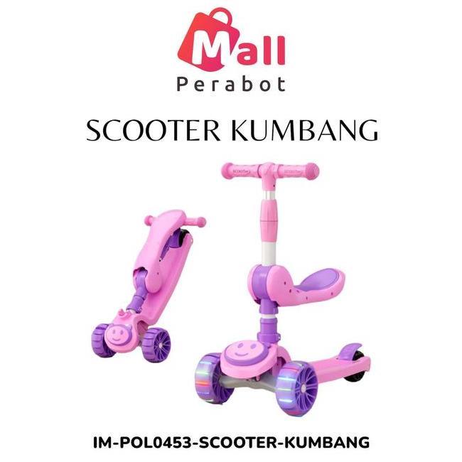 Mall Perabot Sni | Scooter Sepeda Duduk | Mainan Anak Skuter Otoped 3 Roda 2In1 | Ada Musik Lagu | L