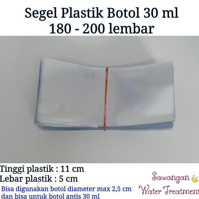 Barunih- Segel Plastik Botol 30 Ml / Plastik Shrink Botol 30 Ml / Segel Botol