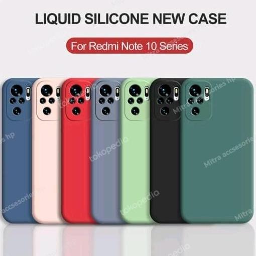 Case Xiaomi redmi note 10s softcase anti noda silicon