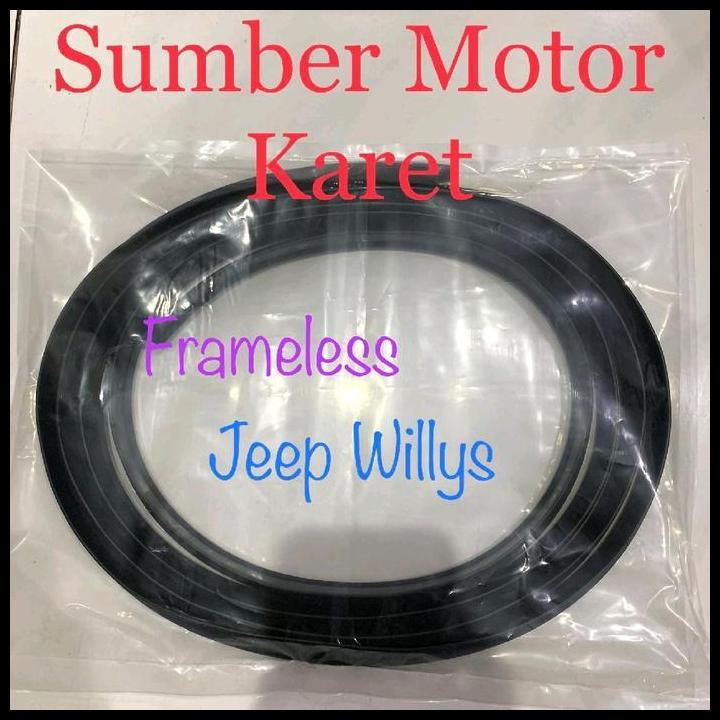 HOT DEAL KARET KACA DEPAN WILLYS FRAMELESS 