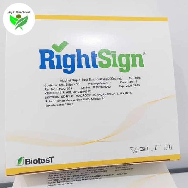 Alcohol Saliva Rightsign test