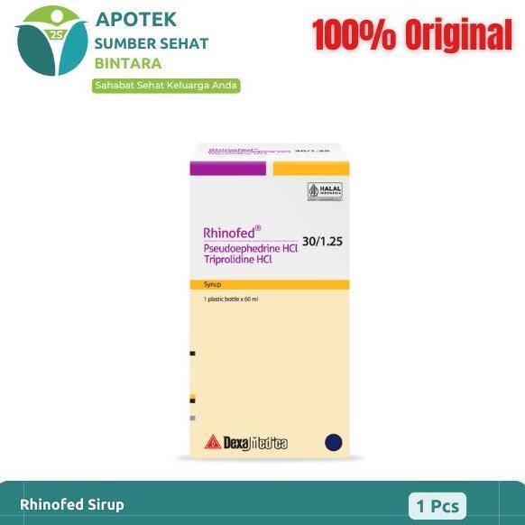 Rhinofed Sirup | Rhinofed Tablet 30/2.5 Bantu Redakan Rasa Tidak Nyaman di Hidung