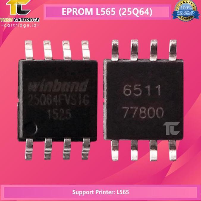 IC Eprom Reset L565 IC Eprom L565 Resetter Printer L565 IC Counter L565 New