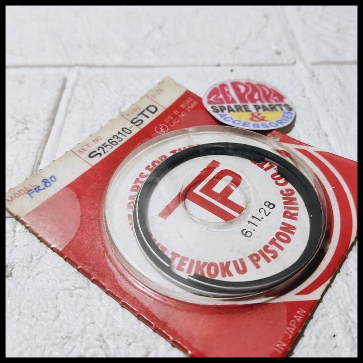 TERLARIS RING SEHER FR80 STANDAR RING PISTON SEKER SUZUKI FR80 SIZE 00 