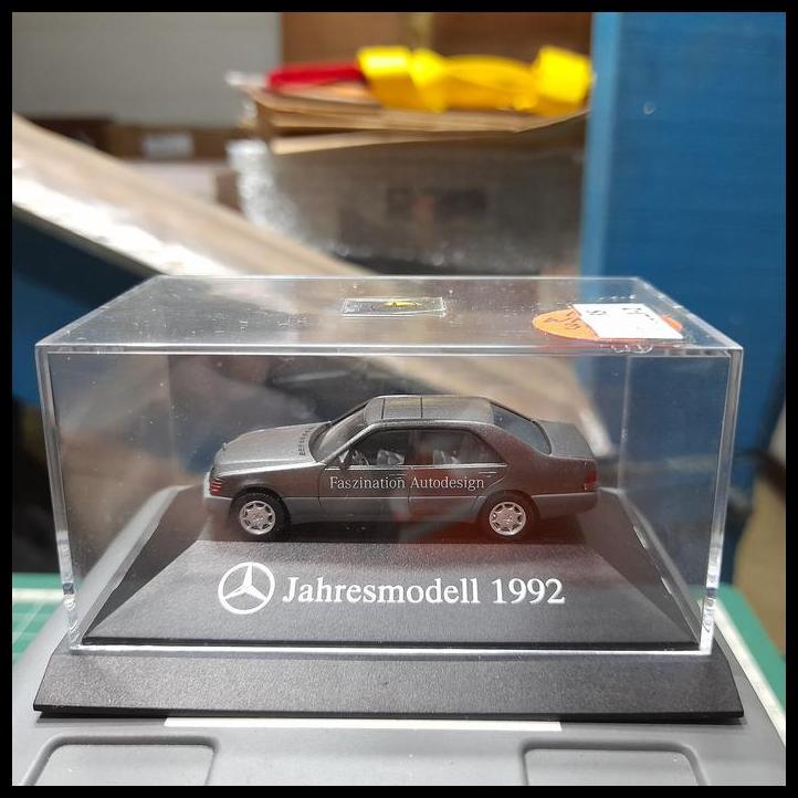 DISKON HERPA SKALA 1:87 - HERPA MERCEDES BENZ 600SEL GREY MET (HH14) 