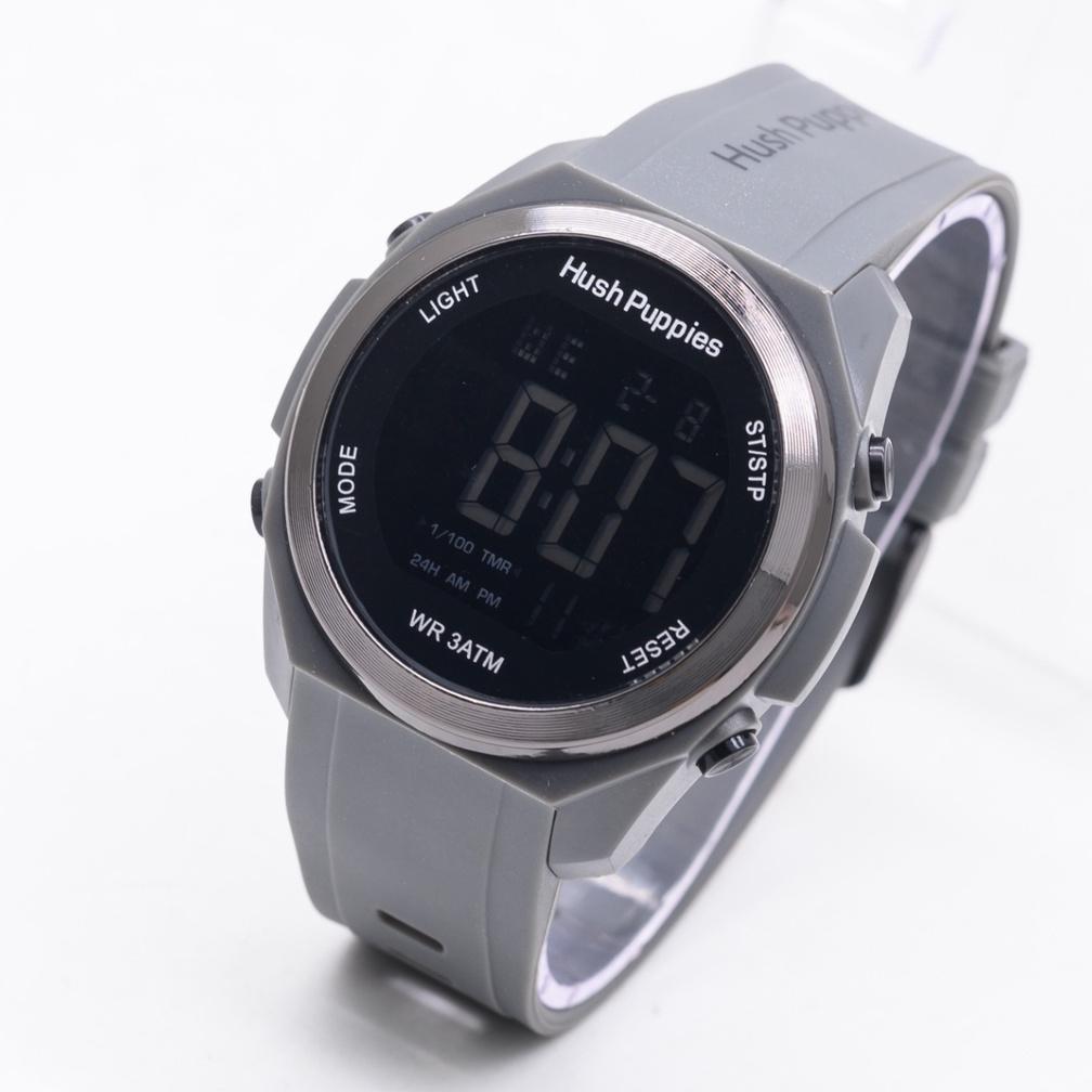 ORIGINAL JAM TANGAN WANITA HUSH PUPPIES DIGITAL STRAP RUBBER
