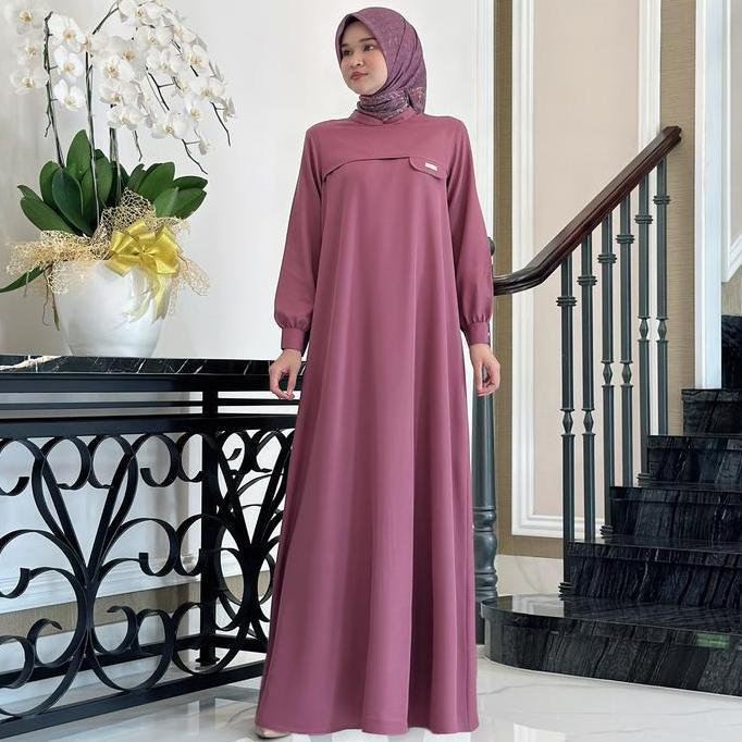 Tafshilla Dress Muslim Cantik Casual by Arniz Indonesia New