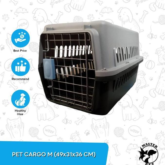 GOSEND Kandang Kucing / Anjing Portable Ukuran Sedang - Pet Cargo M