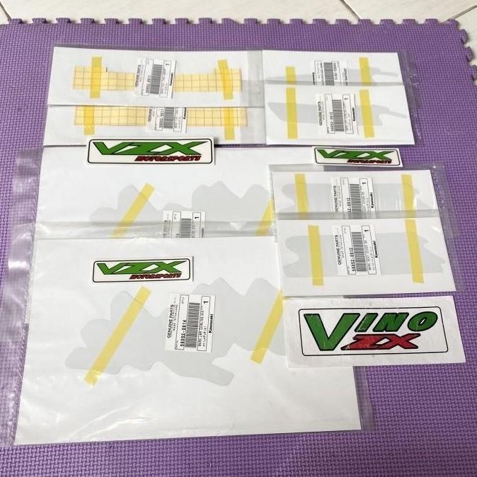 Stiker Striping Ninja RR 150 OLD CBU Merah Maroon Metalic Ori Kawasaki