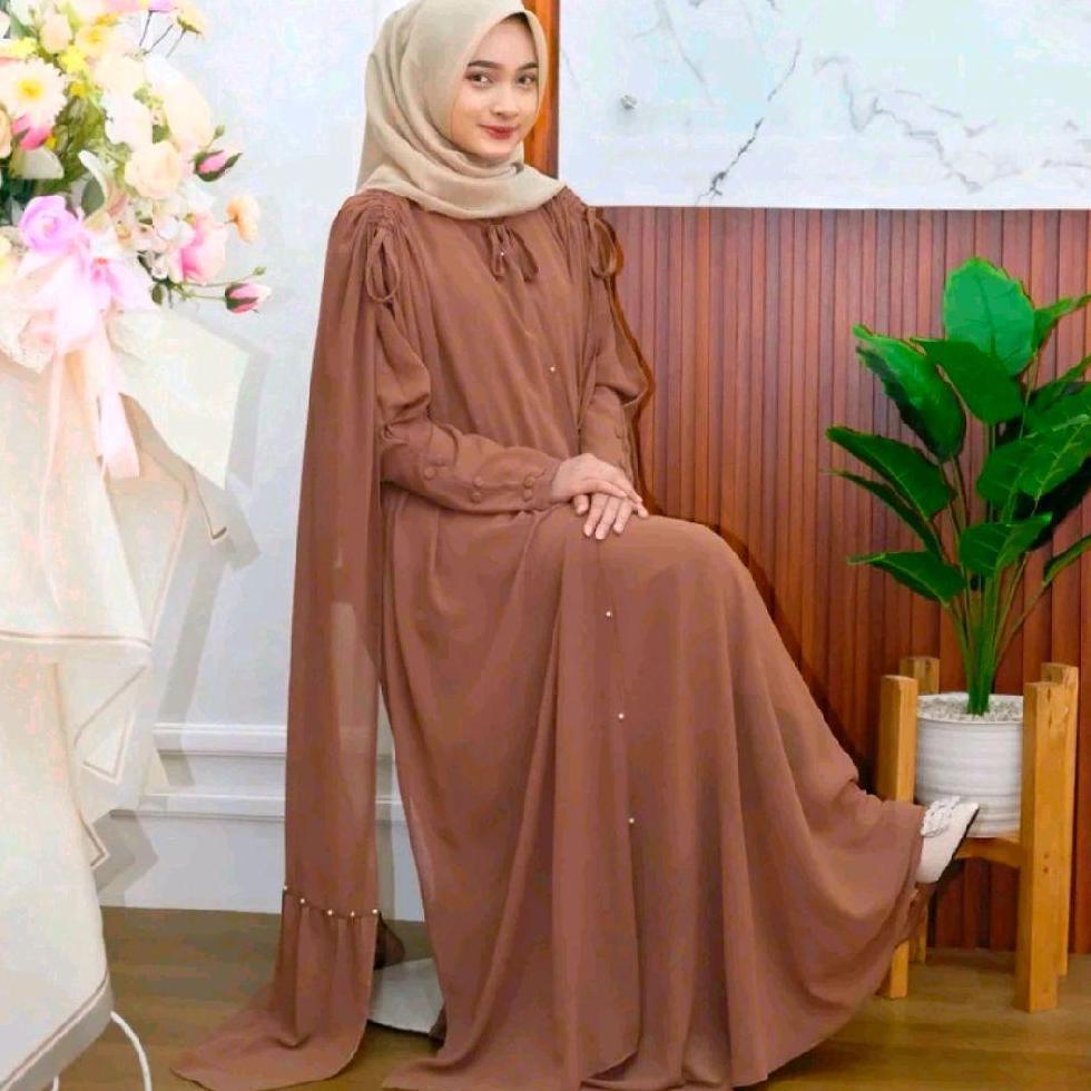 BEST SELLER ANUM PREMIUM SERIES SHAFIRA SET ABAYA MATT.CERUTY ARMANY COCOK UNTUK KONDANGAN DAN SYAR'