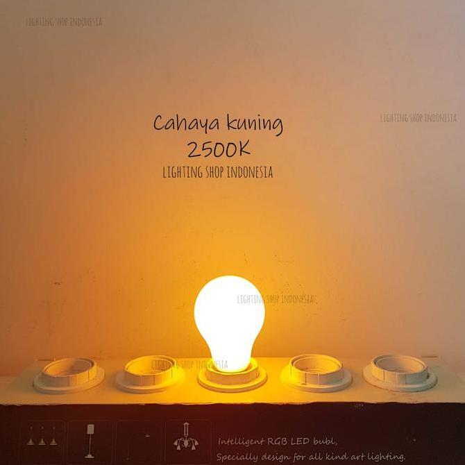 Bohlam Lampu LED 5watt E27 Cahaya Kuning