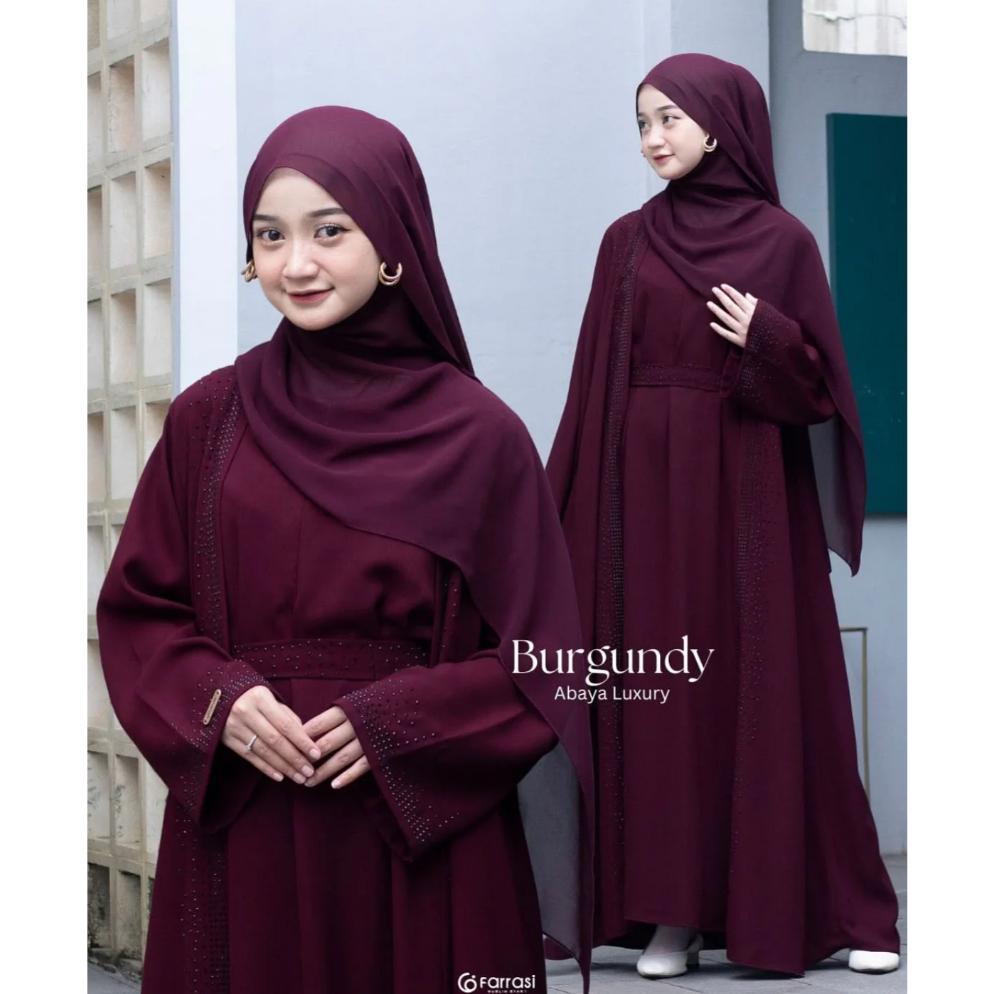 BEST SELLER NOVITA ABAYA LUXURY GAMIS REMAJA TANGGUNG CERUTY BABYDOLL MIX PAYET ABAYA TERBARU 2026 A
