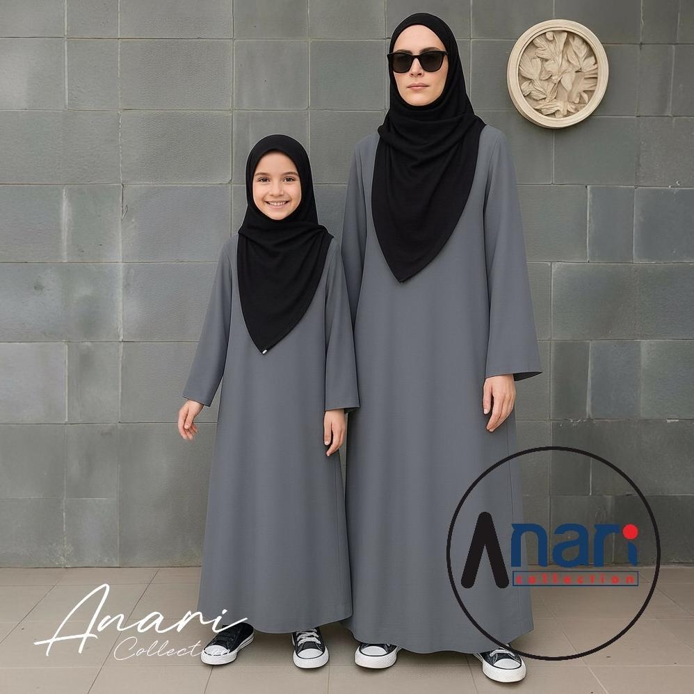 DISKON (BISA COD) MECA ABAYA ANAK TURKI POLOS WOLPIS PREMIUM UMUR 5 - 13 TAHUN / DRESS GAMIS ABAYA K