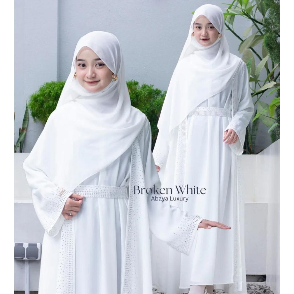 BEST SELLER NOVITA ABAYA LUXURY GAMIS REMAJA TANGGUNG CERUTY BABYDOLL MIX PAYET ABAYA TERBARU 2026 A