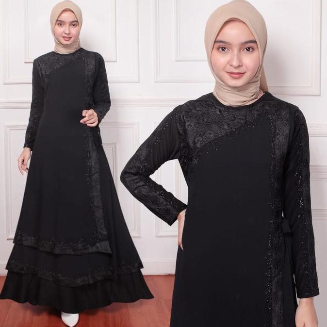 DS293 >> Gamis Abaya Turkey Polos - Abaya Turkey Simple Elegant Murah - Abaya Turki Remaja 2022 - Ab