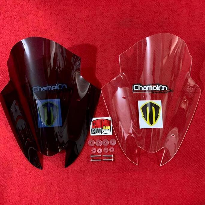 Windshield Visor Sectbill Model TDR Smoke Clear Polos Yamaha NMAX Old