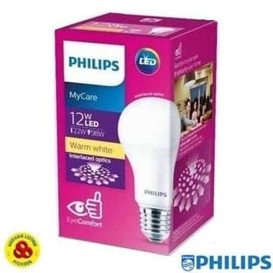 Lampu Philips LED 13 Watt kuning/Bohlam 13 W kuning/Philip kuning 13 W