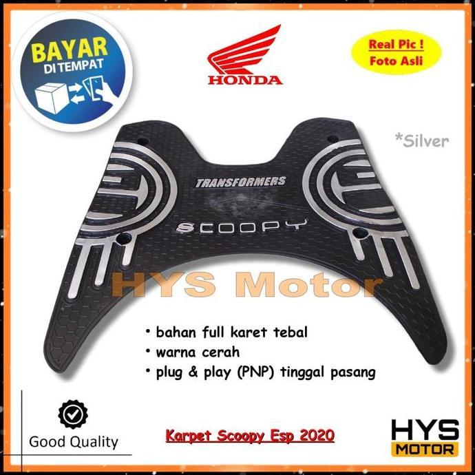 DB272 - Karpet New Scoopy 2020 2021 2022 2023 Generasi Ke-5 Stylish Prestige Sporty Fashion - Keset 