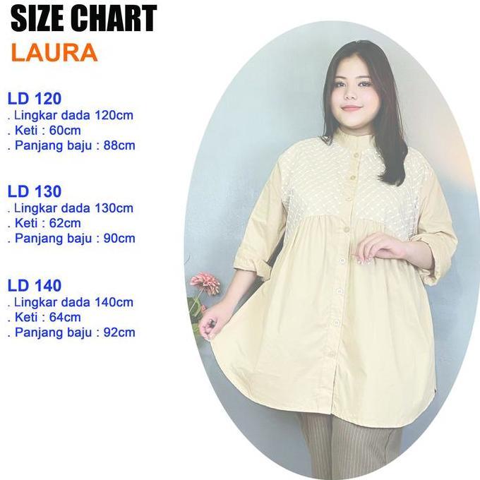 DV164 - BP LAURA POPLIN Babydoll Tule 70-100 KG, LD 120-130-140 Lingkar Ketiak 60-62-64 Tunik Wanita