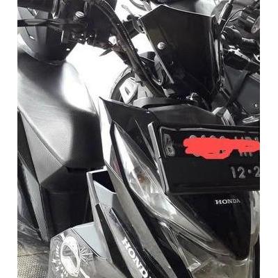 DR366 - Visor X ride Xride 115 125 New Plus Breket / Aksesoris Variasi Tameng Angin Honda Beat Stree