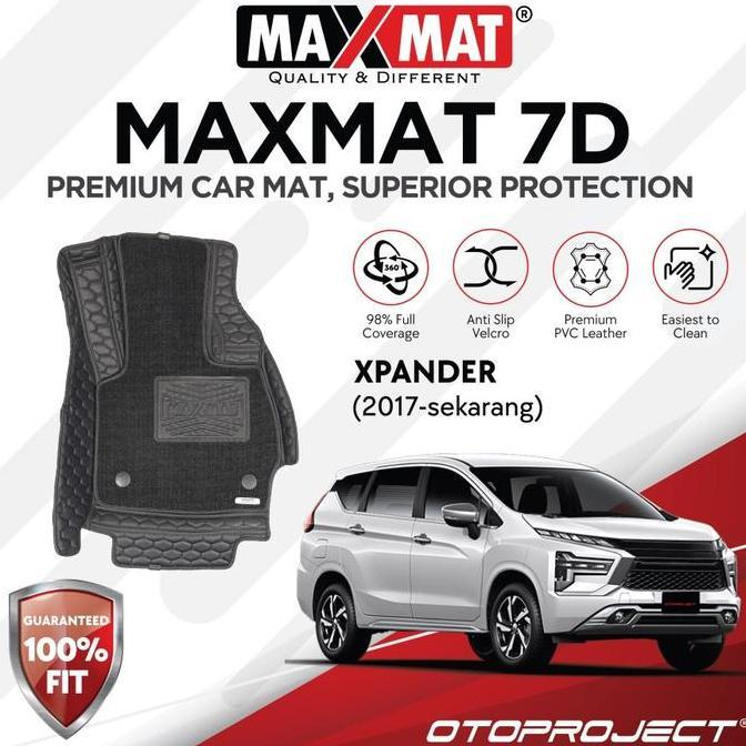 Karpet MAXMAT 7D Xpander, Xpander Cross dan Livina 2019 Tanpa Coil mat