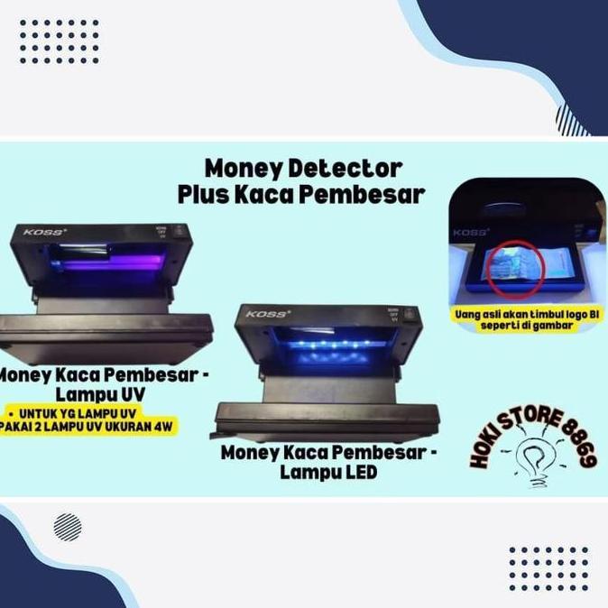 Instancodbisa- Money Detector Alat Pendeteksi Uang / Money Detector Deteksi Uang
