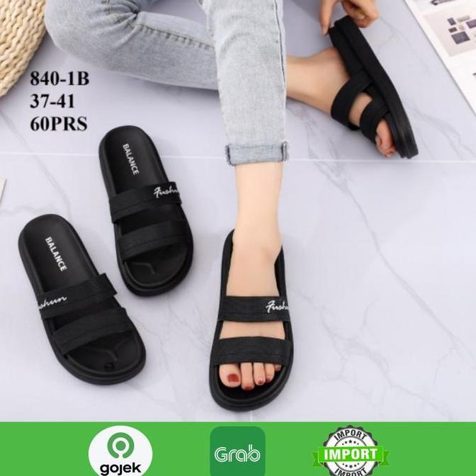 Terpopuler- Sandal Jelly Wanita [ 840-1 ] Sandal Santai / Sandal Balance