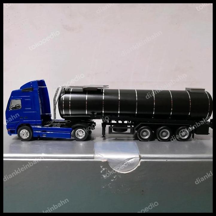 TERBARU ALBEDO SKALA 1:87 - VOLVO TRUCK FH16 HEAD BIRU TANGKI HITAM B1VV09