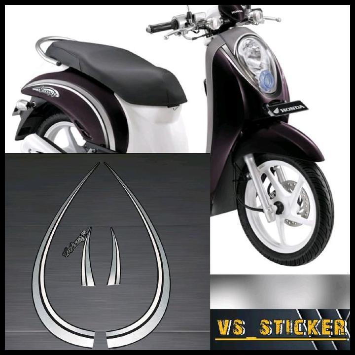 TERMURAH STRIPING STICKER LIST STANDART MOTOR SCOOPY 2010 2011 2012 KUALITAS TERBAIK MOTORCYCLE AKSE
