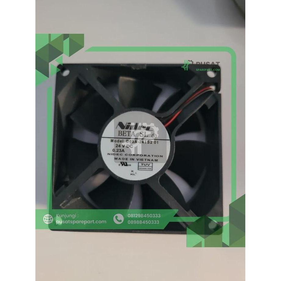 Allpix- 80Mm Fan Nidec D08A-24Ts2 8025 24V 0.23A 8Cm Two Line Drive Cooling Fa