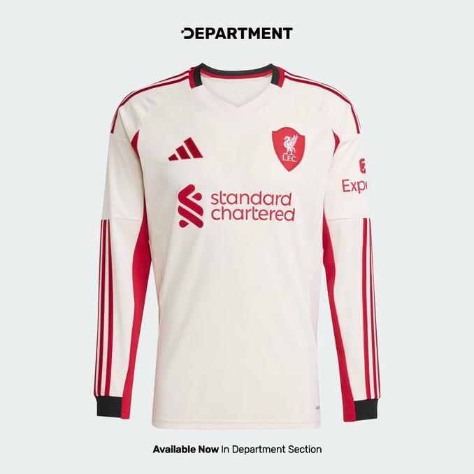 Jersey Bola Pria ADIDAS LIVERPOOL FC 25/26 AWAY LS JV6448 ORIGINAL