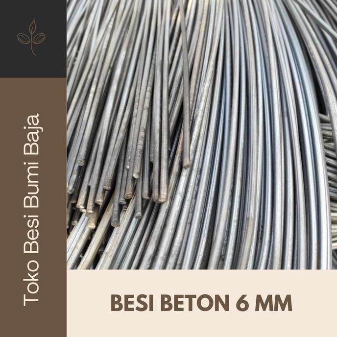 Homemid- Besi Beton 6 Mm Polos  / Besi Behel 6 Mm Polos