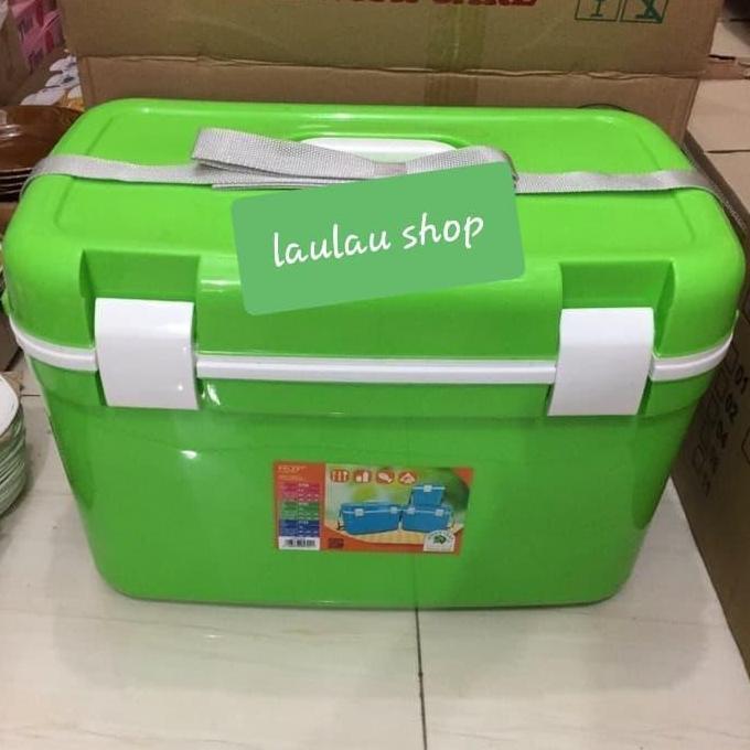 COOLER BOX 30 LITER GREEN LEAF 5792 / BOX PENYIMPANAN TEMPAT ES IKAN