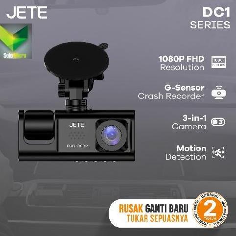 JETE Kamera Mobil Dash Camera Cam DashCam Car Mobil DC1 Series Full HD 1080px
