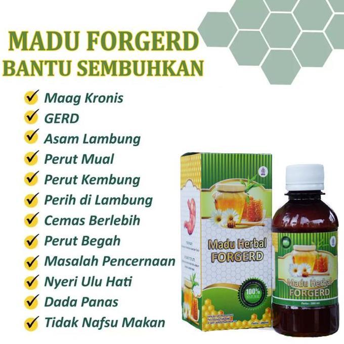 Fit- Madu Forgerd Obat Infeksi Lambung Luka Lambung Gerd Asam Lambung Maag Dispepsia
