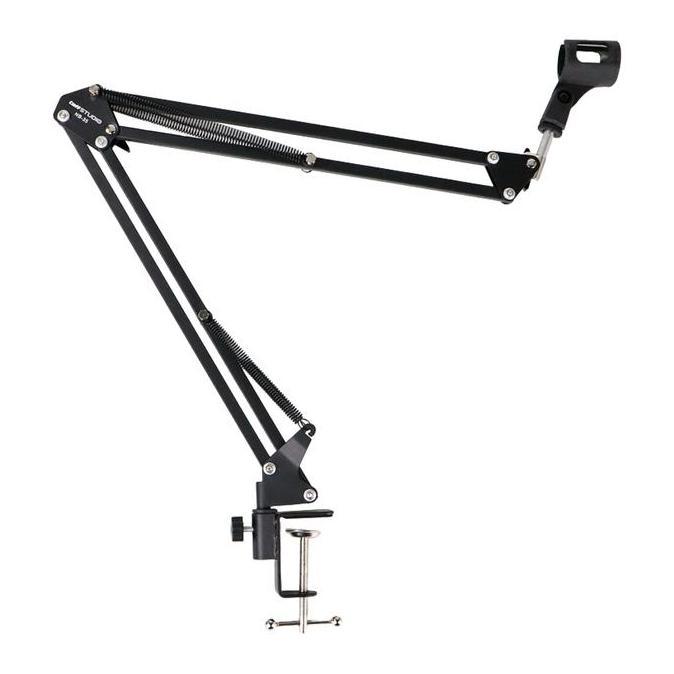 Stand Speaker Full Besi Alumunium / Stand Mic Microphone Meja Panjang 72 Cm