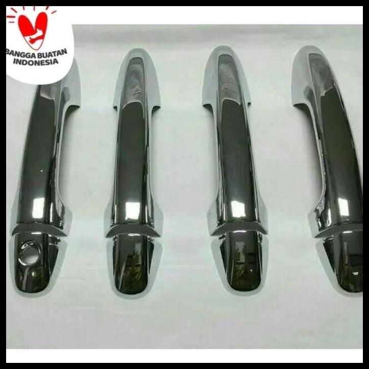 TERMURAH COVER HANDLE GAGANG PINTU HITAM CHROME INNOVA VENTURER 2016-2022 