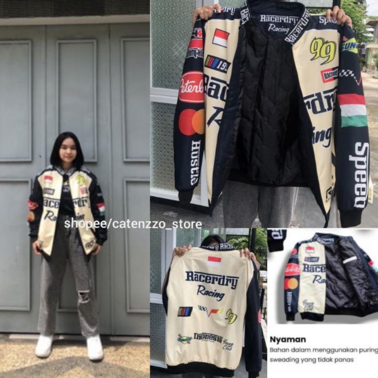 Exclusive Varsity Jacket Nascar Chase Authentic- Jaket Motor - Jaket Sunmori - Jaket Racing Pria Wan