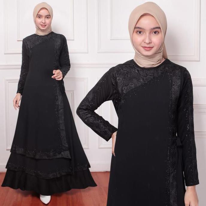 Hokywoi- Gamis Abaya Turkey Polos - Abaya Turkey Simple Elegant Murah - Abaya Turki Remaja 2022 - Ab