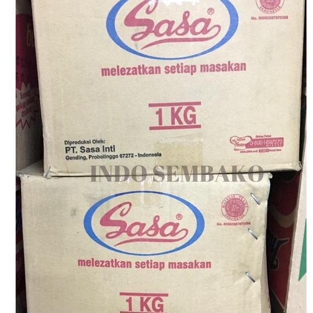 Rohmama24 - Sasa 1kg x 12 bungkus dus / Micin Sasa 1kg / Sasa Penyedap Rasa 1kg 12 bungkus karton