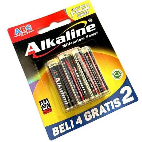 Lansungkirim- Baterai Alkaline Abc Aaa A3 Kecil Batere Battery Abc Batere Aaa Isi 6