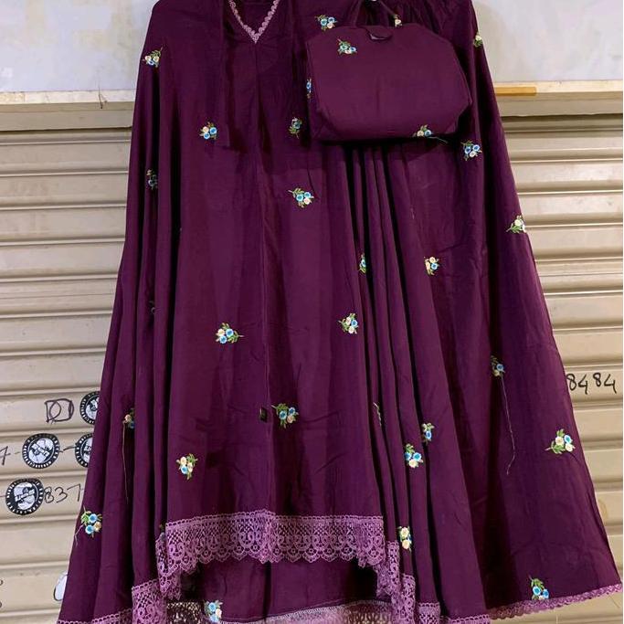 DS66 - MUKENA ARUNA BORDIR/ MUKENA RAYON BORDIR