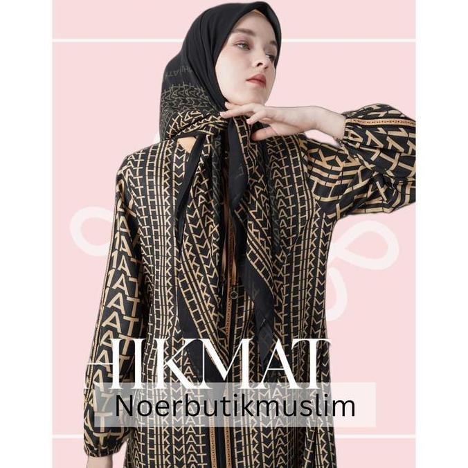 Hokywoi- Hikmat Fashion Original A8847-12 Abaya HikmatNoerbutikmuslim