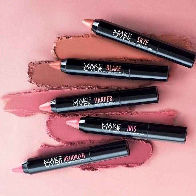 Lipen- Make Over Color Stick Matte Crayon | Lipstik Stick By Make Over Cosmetics