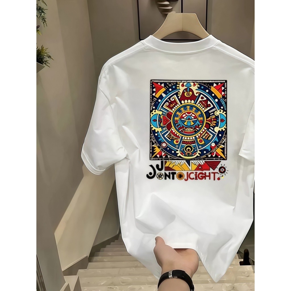 kaos pria keren Musim Panas Kaos lengan pendek kaos pria jumbo kaos branded pria original Pria Wanit